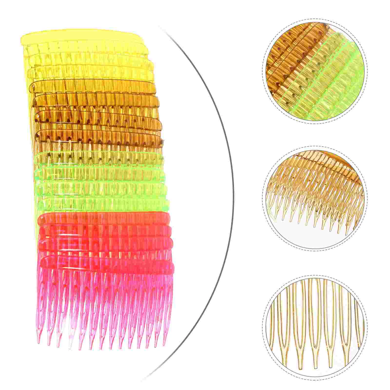 Classic Slide Combs Colorful Hair Clips Side Combs Plastic Wide Teeth Combs Insert Combs Hair Accessories Women Girls Lady
Classic Slide Combs Colorful Hair Clips Side Combs Plastic Wide Teeth Combs Insert Combs Hair Accessories Women Girls Lady