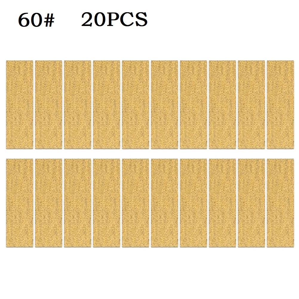 20Pcs Detail Sandpaper Kit 25mm*90mm Flocking Refills Micro Finishing Sander Paper 60-320Grit Rectangle Abrasives Tool Accessory
20Pcs Detail Sandpaper Kit 25mm*90mm Flocking Refills Micro Finishing Sander Paper 60-320Grit Rectangle Abrasives Tool Accessory