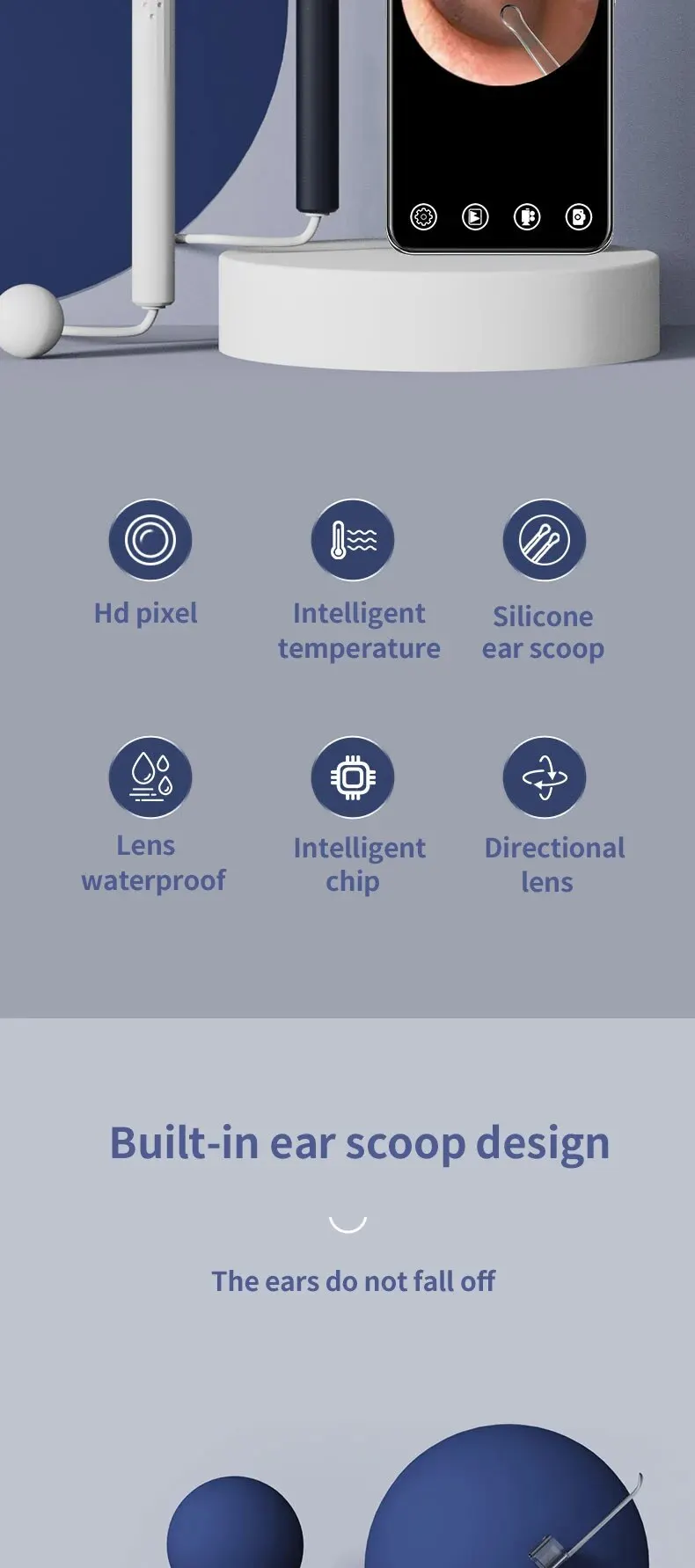 Smart Visual Ear Cleaner 3-in-1 Ear Sticks Otoscope USB C Charging Endoscope Wax Removal Tool Earpick Mini Camera Health Care 3 Mallzona S501670046a9b413595643cabe79a0fc4O Smart Visual Ear Cleaner 3-in-1 Ear Sticks Otoscope USB C Charging Endoscope Wax Removal Tool Earpick Mini Camera Health Care Mallzona