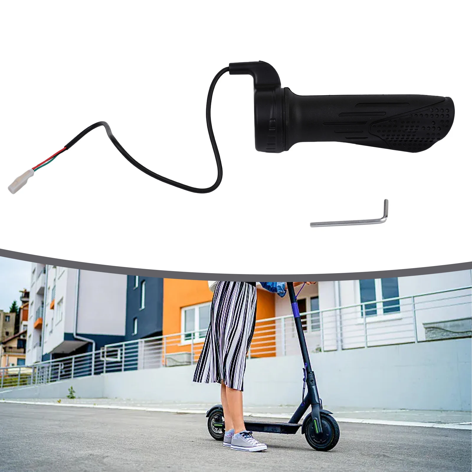 Universal Electric Scooter Throttle Grip Throttle Control Handle Adjustable Grip Handlebar Electric Bike Accessories
Universal Electric Scooter Throttle Grip Throttle Control Handle Adjustable Grip Handlebar Electric Bike Accessories