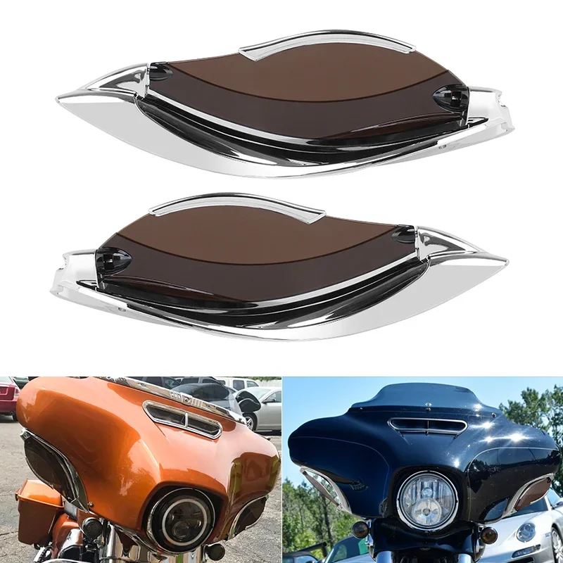 2PCS Motorcycle Windscreen Side Wing Windshield Air Deflector Fairing For Harley Touring Electra Glide Street Tri Glide 2014-up
2PCS Motorcycle Windscreen Side Wing Windshield Air Deflector Fairing For Harley Touring Electra Glide Street Tri Glide 2014-up