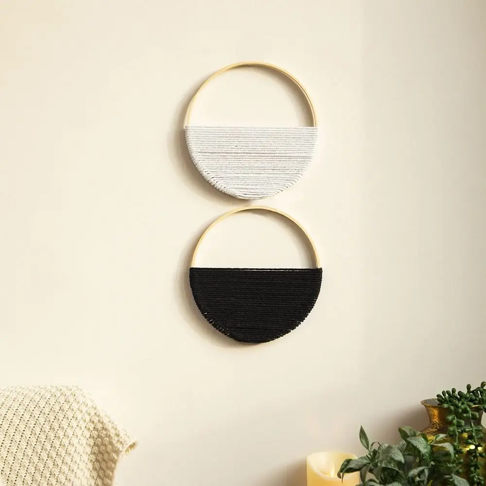 Hand Woven Bohemian Wall Decoration Exquisite Wood Round Wall Hanging Decor Durable Portable Home Decoration Home Accessories
Hand Woven Bohemian Wall Decoration Exquisite Wood Round Wall Hanging Decor Durable Portable Home Decoration Home Accessories