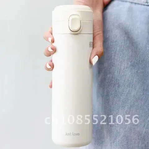 

Cute portable water bottle stainless steel insulated tumbler travel mug vacuum sport drink thermos tea cup coffee bottles
