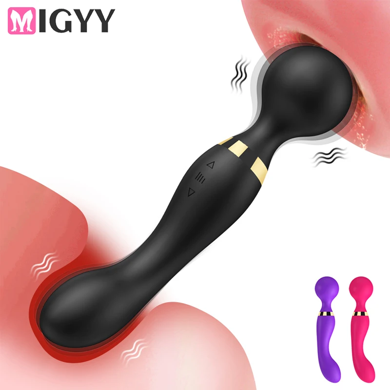 

Powerful Dildo Vibrators Sex Toys for Woman AV Magic Wand Vibrating Vaginal Clitoris Stimulator Body Massager Adult Sex Product