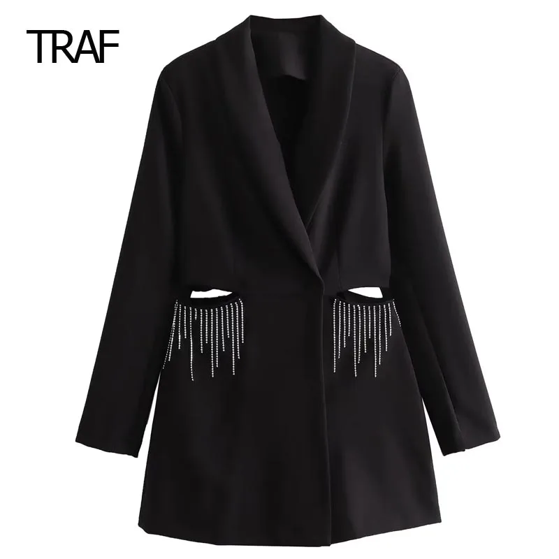 TRAF Fringing Cut-Out Short Jumpsuit Women's Jumpsuit Autumn Black Long Sleeves Fashion Jumpsuit Luxury Woman Jumpsuits Elegant
TRAF Fringing Cut-Out Short Jumpsuit Women's Jumpsuit Autumn Black Long Sleeves Fashion Jumpsuit Luxury Woman Jumpsuits Elegant