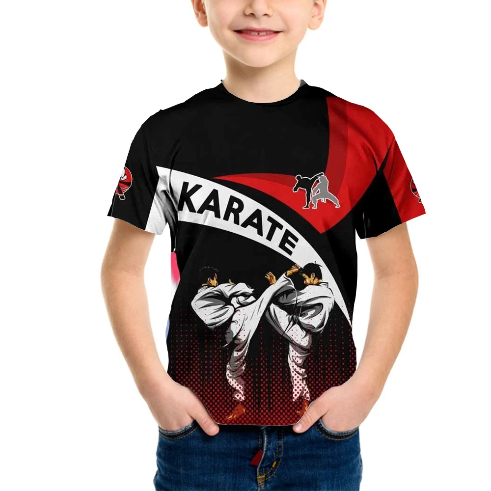 

Спортивная футболка с коротким рукавом для мальчиков 2-8 лет-7 лет