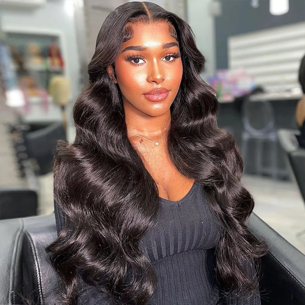 

Body Wave Lace Front Human Hair Wig 13x6 Lace Frontal Human Hair Wig for Women HD Transparent Lace Front Wig 28 30 inches