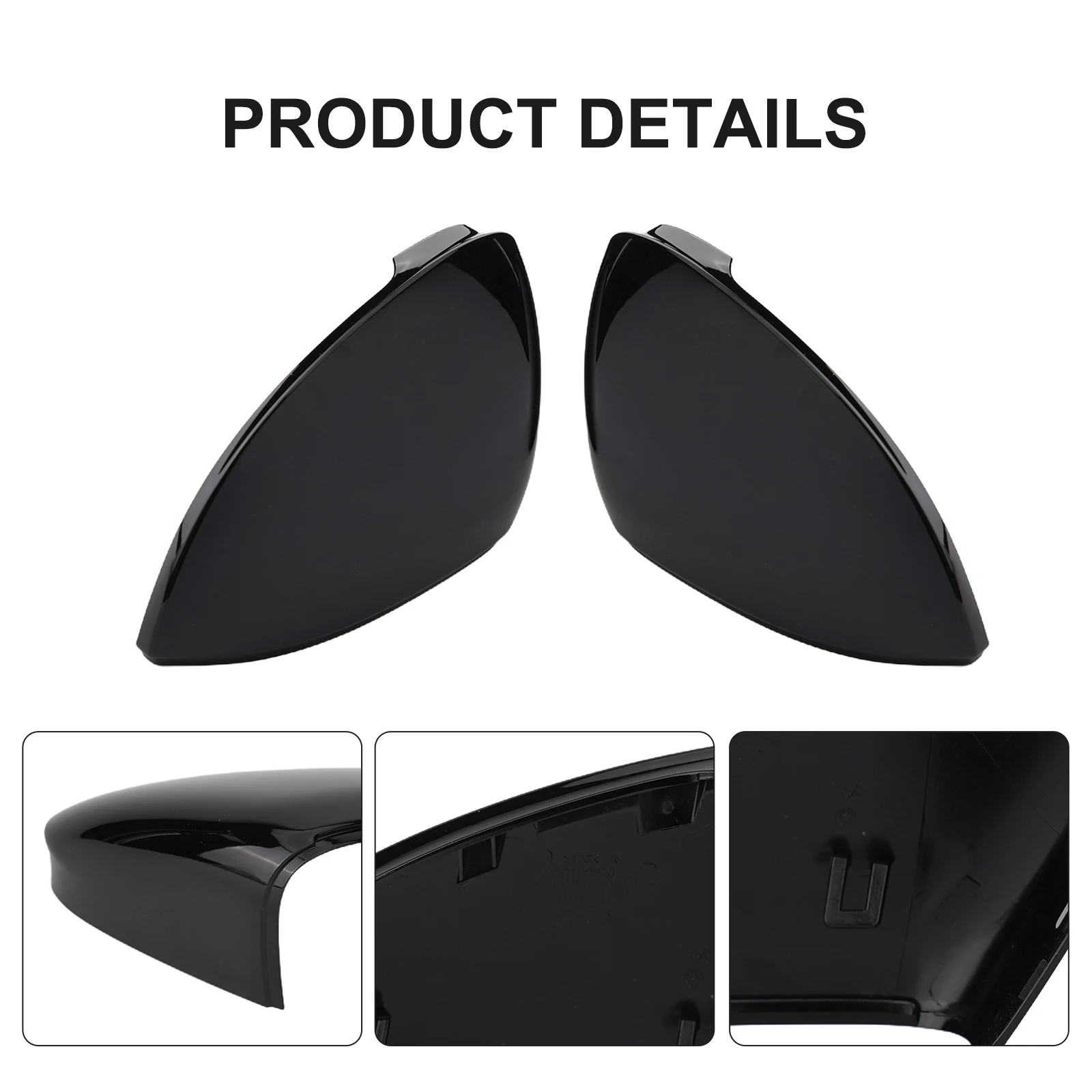 Pair Mirror Cap for Golf 8 2020 2022 Black Rear View Side Mirror Cover Direct Replacement Tested for Durability
Pair Mirror Cap for Golf 8 2020 2022 Black Rear View Side Mirror Cover Direct Replacement Tested for Durability