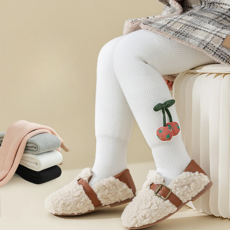 Girls' Pantyhose Autumn and Winter with Fleece Thickened Warm Children's Leggings Cute Baby Pantyhose
Girls' Pantyhose Autumn and Winter with Fleece Thickened Warm Children's Leggings Cute Baby Pantyhose