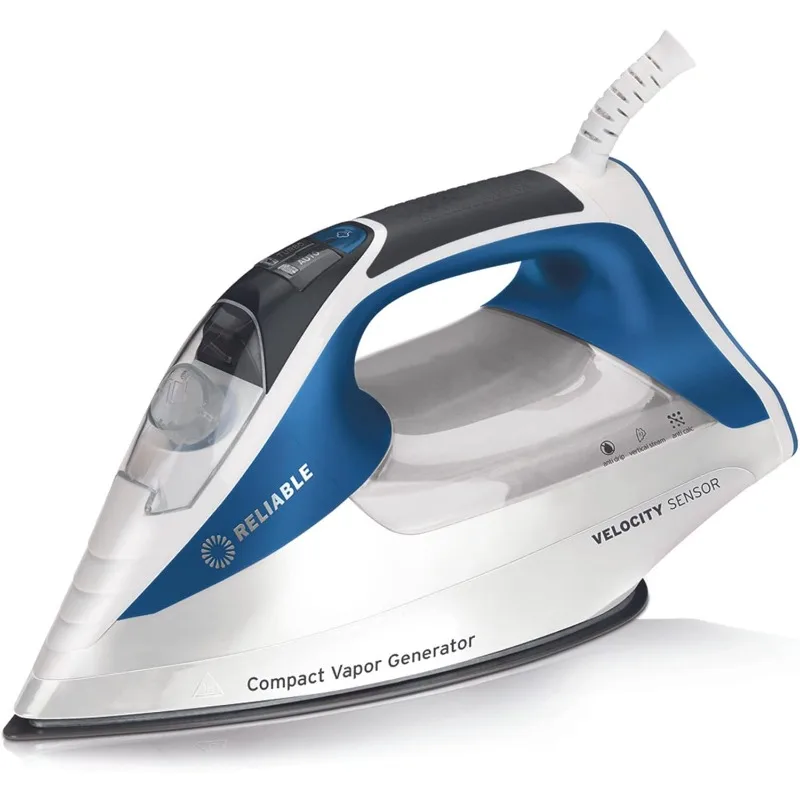 

Velocity 240IR 1800W Steam Iron - Compact Vapor Generator Home Steam Iron for Clothes, Sewing, Quilting and Crafting Ironing