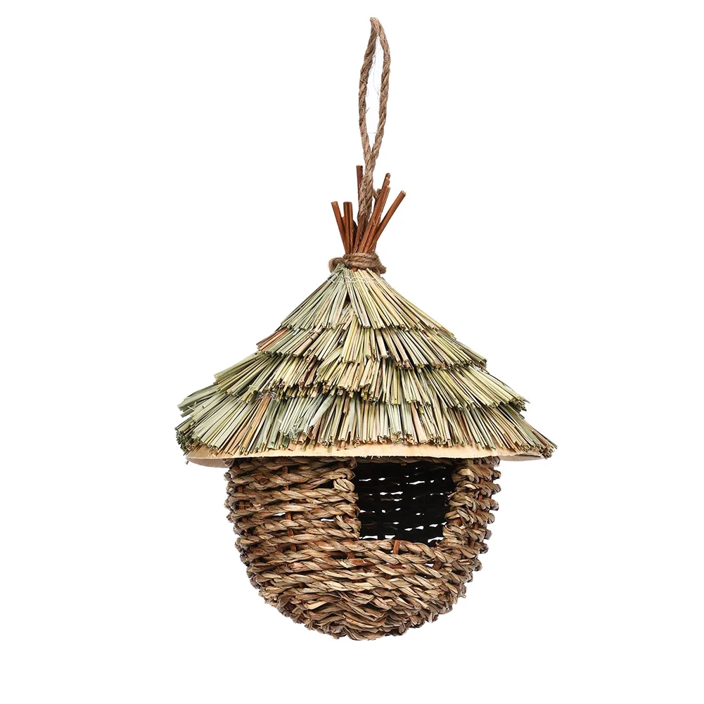 Nest House Birds Hanging Huts Spacious Ventilation Decorative Hand Woven Outdoor Shelter For Birds New Practical
Nest House Birds Hanging Huts Spacious Ventilation Decorative Hand Woven Outdoor Shelter For Birds New Practical