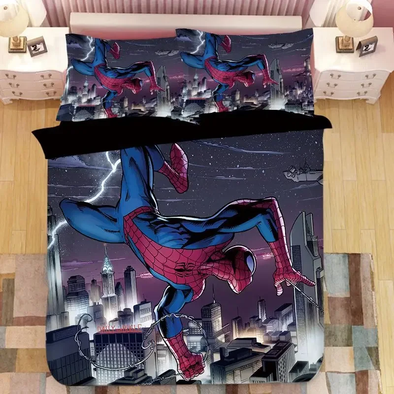 The Avengers Marvel Spiderman Iron Man Captain America New Creative Cartoon Printed Bed Sheets and Quilt Sets Four-piece Set
The Avengers Marvel Spiderman Iron Man Captain America New Creative Cartoon Printed Bed Sheets and Quilt Sets Four-piece Set