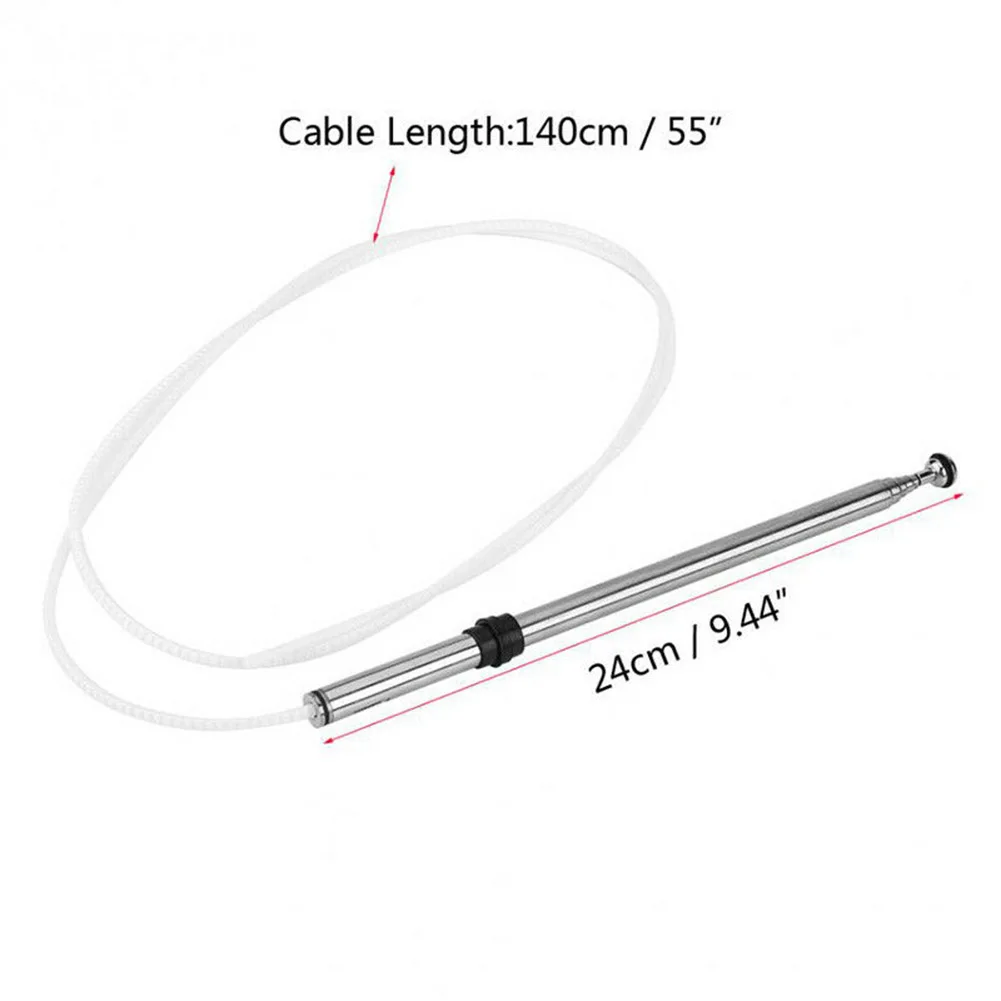 1pc Silver Metal Power Antenna AM/FM Radio Mast High Quality Stainless Steel-Mast For Lexus SC300 SC400 SC430 ES300 GS300 LS400
1pc Silver Metal Power Antenna AM/FM Radio Mast High Quality Stainless Steel-Mast For Lexus SC300 SC400 SC430 ES300 GS300 LS400