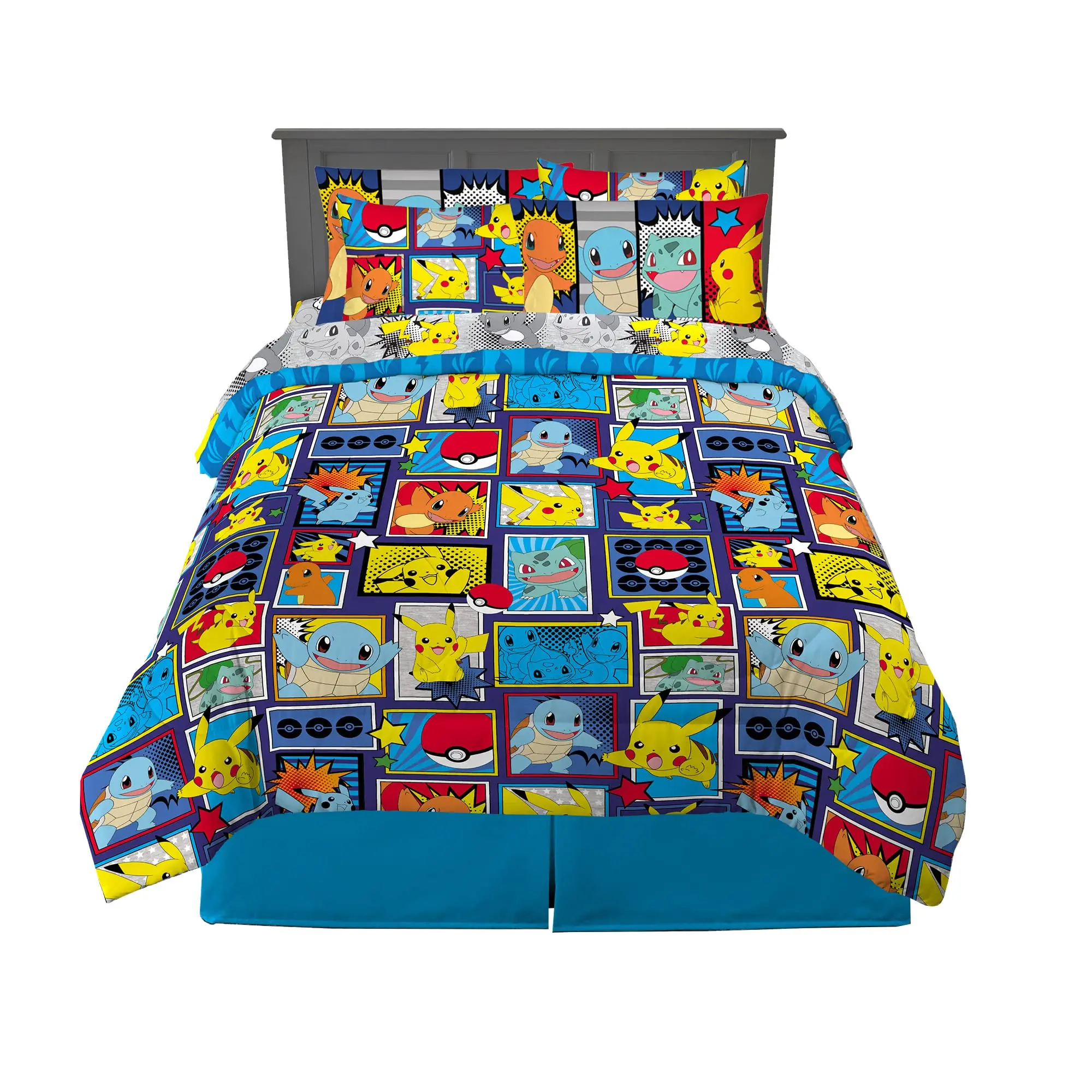 

Pocket Monster Franco Children's Bedding Supplies Super Soft and Comfortable Bed Sheet Set Quilt and Bed Sheet，Pillowcase