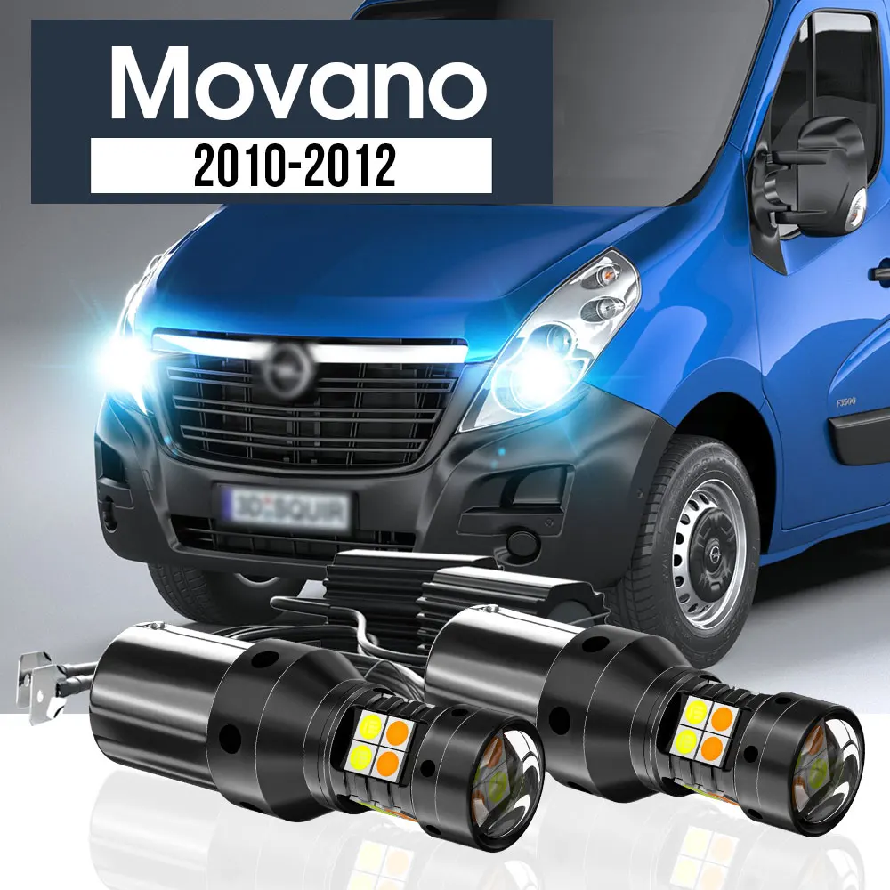2pcs LED Dual Mode Turn Signal+Daytime Running Light Blub DRL Canbus Accessories For Opel Movano 2010 2011 2012
2pcs LED Dual Mode Turn Signal+Daytime Running Light Blub DRL Canbus Accessories For Opel Movano 2010 2011 2012