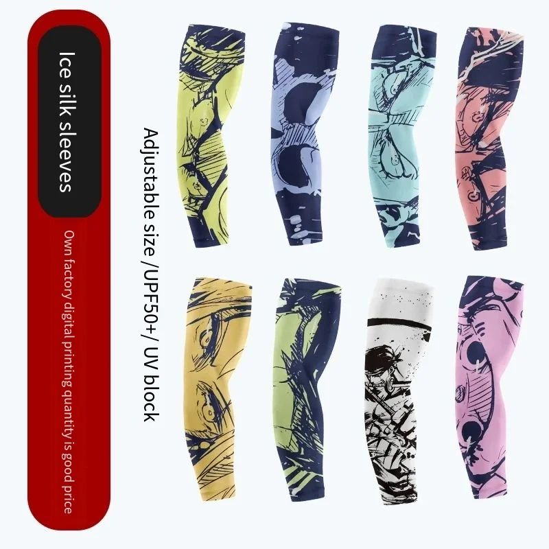 One Piece Ice Silk Sports Arm Sleeves Luffy Cycling Sun Uv Protection Outdoor Travel Running Gym Fitness Cool Summer Arm Sleeves
One Piece Ice Silk Sports Arm Sleeves Luffy Cycling Sun Uv Protection Outdoor Travel Running Gym Fitness Cool Summer Arm Sleeves