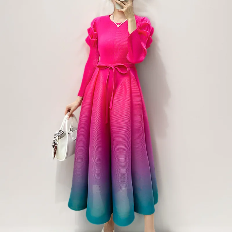High quality Japanese niche designer luxury lady fashion senior sense long dress dress
High quality Japanese niche designer luxury lady fashion senior sense long dress dress
