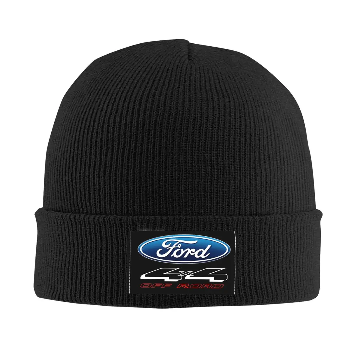 

Fords Racing Performance Knitted Caps Women's Men's Skullies Beanies Winter Hat Cross-Country Warm Melon Cap