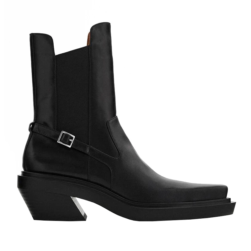 Dropshipping New Square Head Coarse Heel Cowboy High Heel Short Boots Versatile British Smoke Boots Chelsea Women's Boots
Dropshipping New Square Head Coarse Heel Cowboy High Heel Short Boots Versatile British Smoke Boots Chelsea Women's Boots