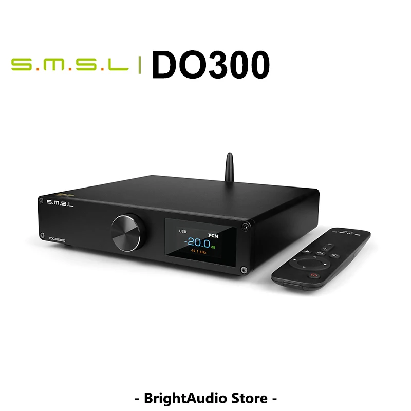 SMSL DO300 Audio DAC ES9039MSPRO MQA CD XMOS XU316 DSD512 32Bit 768KHZ Bluetooth 5.0 LDAC XLR I2S decoder with remote control
SMSL DO300 Audio DAC ES9039MSPRO MQA CD XMOS XU316 DSD512 32Bit 768KHZ Bluetooth 5.0 LDAC XLR I2S decoder with remote control