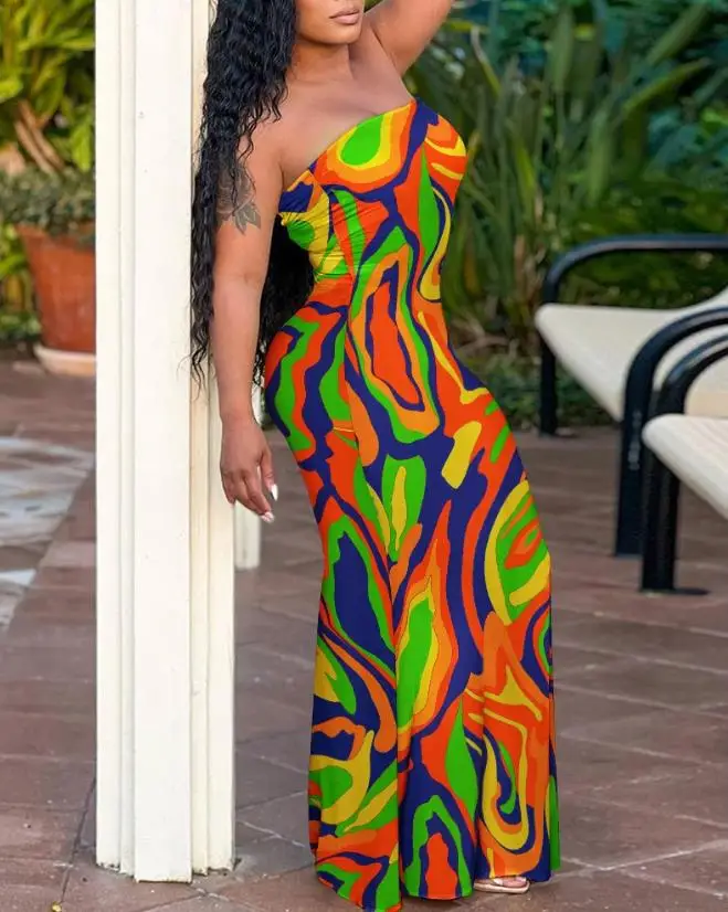 Evening Dresses for Women 2023 Sexy Vacation Multi-Color Abstract Print Bandeau Skinny Mermaid Long Dress Woman Clothing Summer
Evening Dresses for Women 2023 Sexy Vacation Multi-Color Abstract Print Bandeau Skinny Mermaid Long Dress Woman Clothing Summer