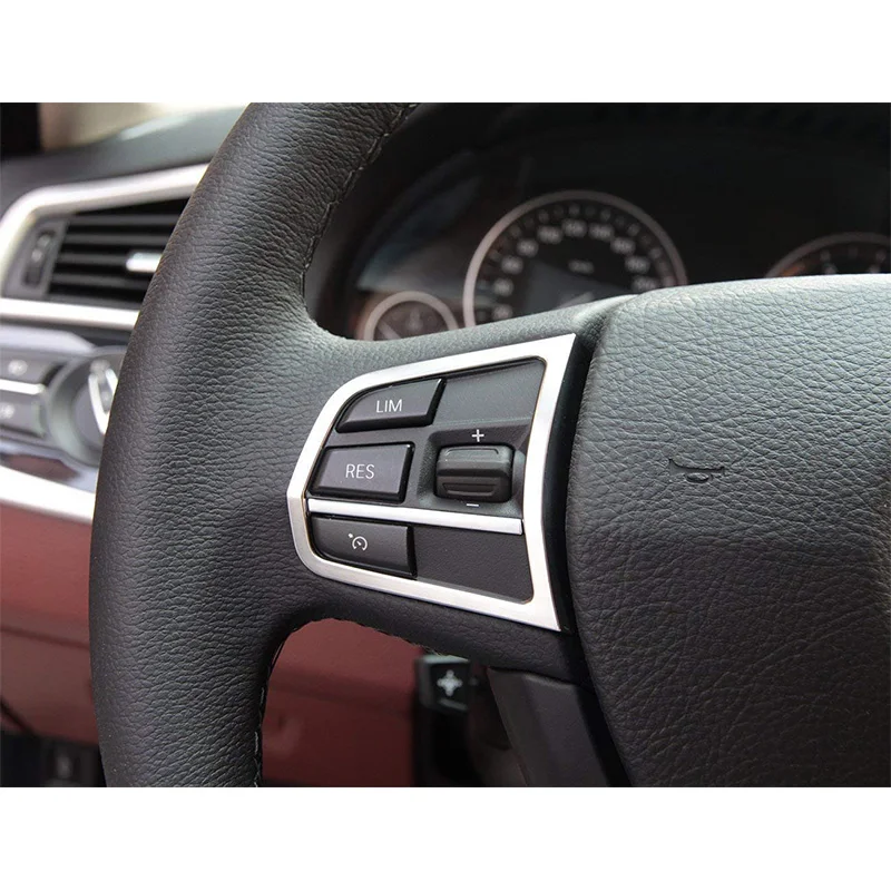 Fit for BMW F10 5 Series 525I 520I Car 2Pcs Left and Right Steering Wheel Button Cover Trim+1Pc U Type Car Styling Sticker ABS
Fit for BMW F10 5 Series 525I 520I Car 2Pcs Left and Right Steering Wheel Button Cover Trim+1Pc U Type Car Styling Sticker ABS