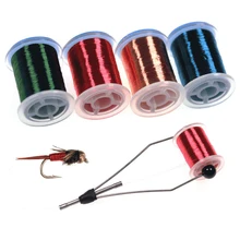 50M/Shaft 0.1mm 4 Color Fine Soft Copper Wire Fly Fishing Bait Tying Materials Fly Fishing Metal Binding Line Tackle Accessories
50M/Shaft 0.1mm 4 Color Fine Soft Copper Wire Fly Fishing Bait Tying Materials Fly Fishing Metal Binding Line Tackle Accessories