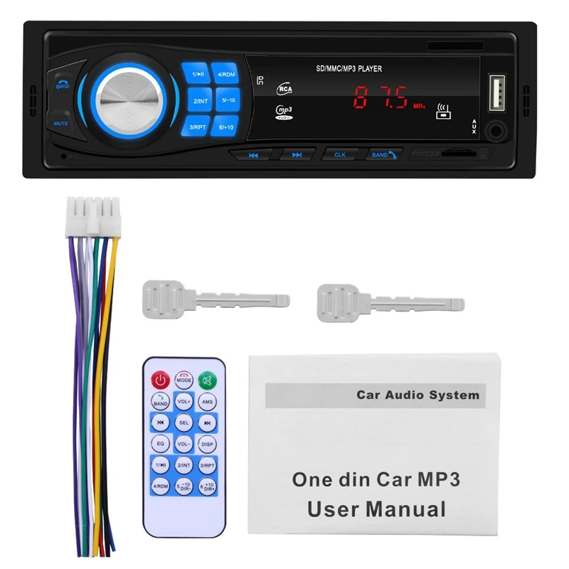 Автомагнитола с Bluetooth, 12 В, FM, Aux-IN
Автомагнитола с Bluetooth, 12 В, FM, Aux-IN