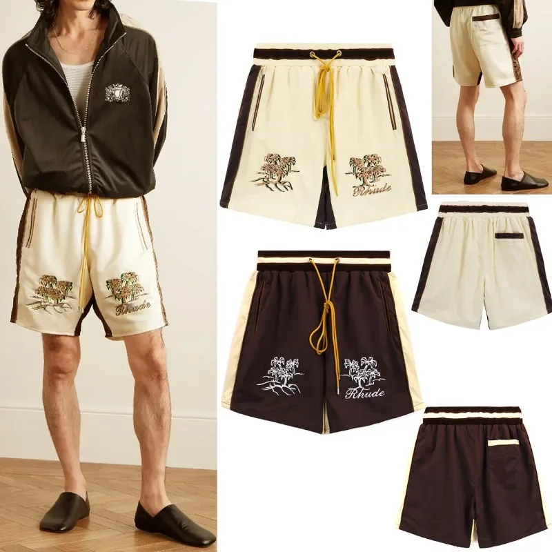 New Elastic Shorts Men Women Rhude Shorts for Men Women Casual Streetwear Mesh Breeches Drawstring harajuku
New Elastic Shorts Men Women Rhude Shorts for Men Women Casual Streetwear Mesh Breeches Drawstring harajuku