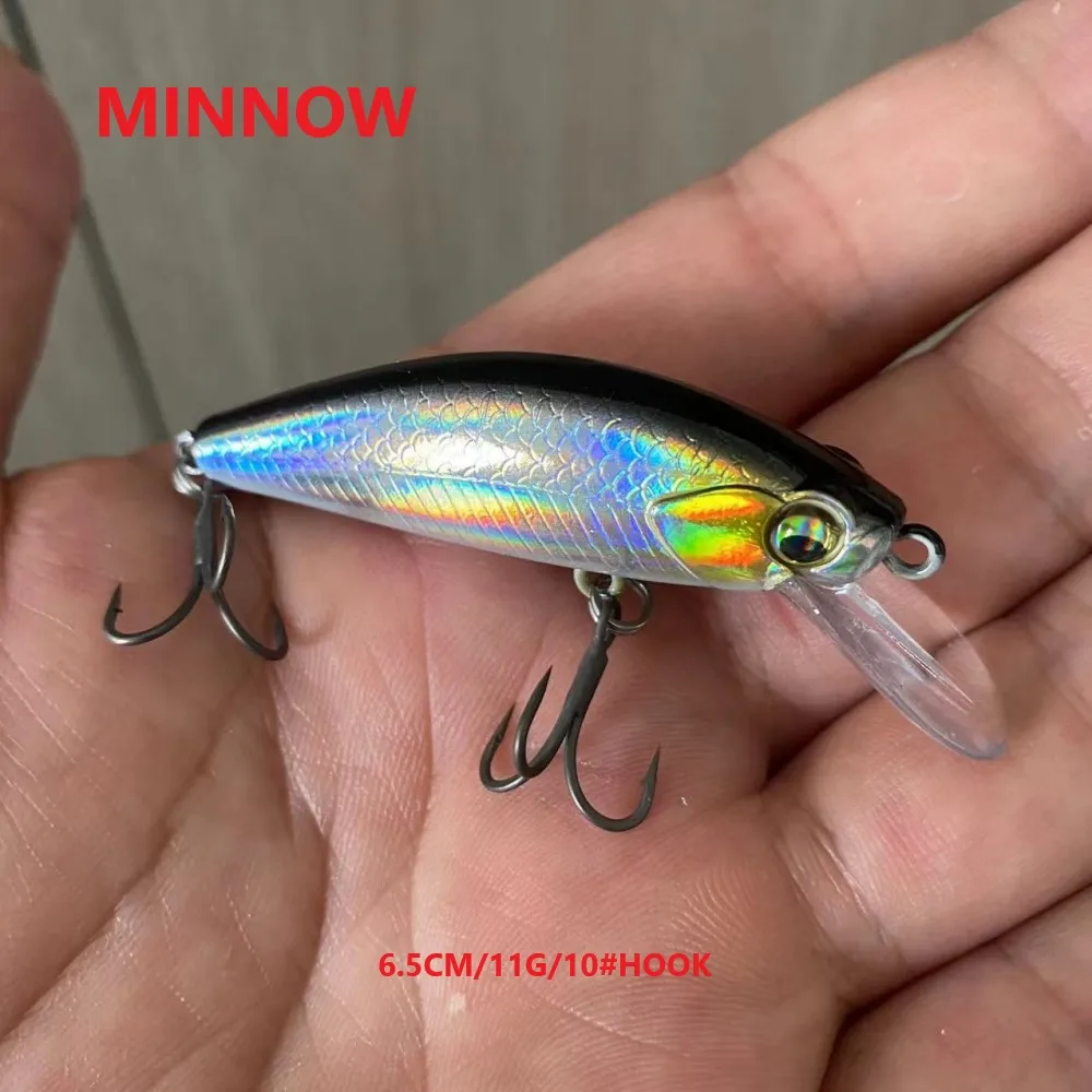 New Sinking Minnow Fishing 6.5cm/11g Lure Sinking Minnow Fishing Lures Hard Bait Black Minnow Wobbler Fishing Tackle
New Sinking Minnow Fishing 6.5cm/11g Lure Sinking Minnow Fishing Lures Hard Bait Black Minnow Wobbler Fishing Tackle