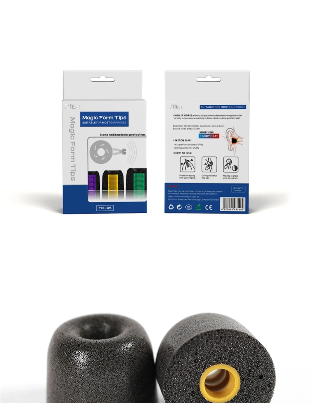 Memory Foam Ear Tips for Sony LinkBuds S WF-LS900N Eartips In-Ear Headphone Tips Anti-Slip Avoid Falling Off Noise Reducing Memory Foam Ear Tips for Sony LinkBuds S WF-LS900N Eartips In-Ear Headphone Tips Anti-Slip Avoid Falling Off Noise Reducing