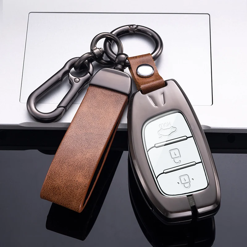 Zinc Alloy Leather Car Key Case Cover for Hyundai ix25 ix35 ix45 Tucson Sonata Rena Creta Verna Solaris Mistra Elantra Accent
Zinc Alloy Leather Car Key Case Cover for Hyundai ix25 ix35 ix45 Tucson Sonata Rena Creta Verna Solaris Mistra Elantra Accent