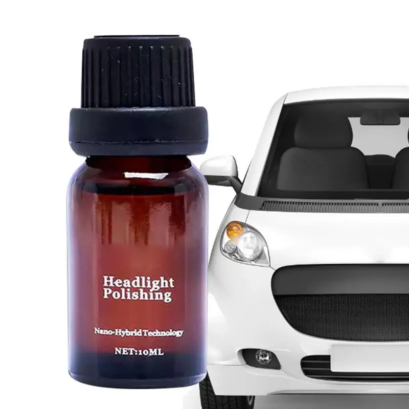 

Car Headlight Repair Fluid 0.33oz Headlight Repair Polish Headlamp Lens Restoration Coating Agent Yellowing Scratches Oxidation