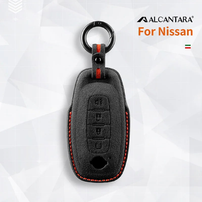 Car Key Smart Remote Case Cover Alcantara Suede Shell For 2022-2023 Nissan Kicks Ariya Altima Tiida 4 Buttons Keychain
Car Key Smart Remote Case Cover Alcantara Suede Shell For 2022-2023 Nissan Kicks Ariya Altima Tiida 4 Buttons Keychain