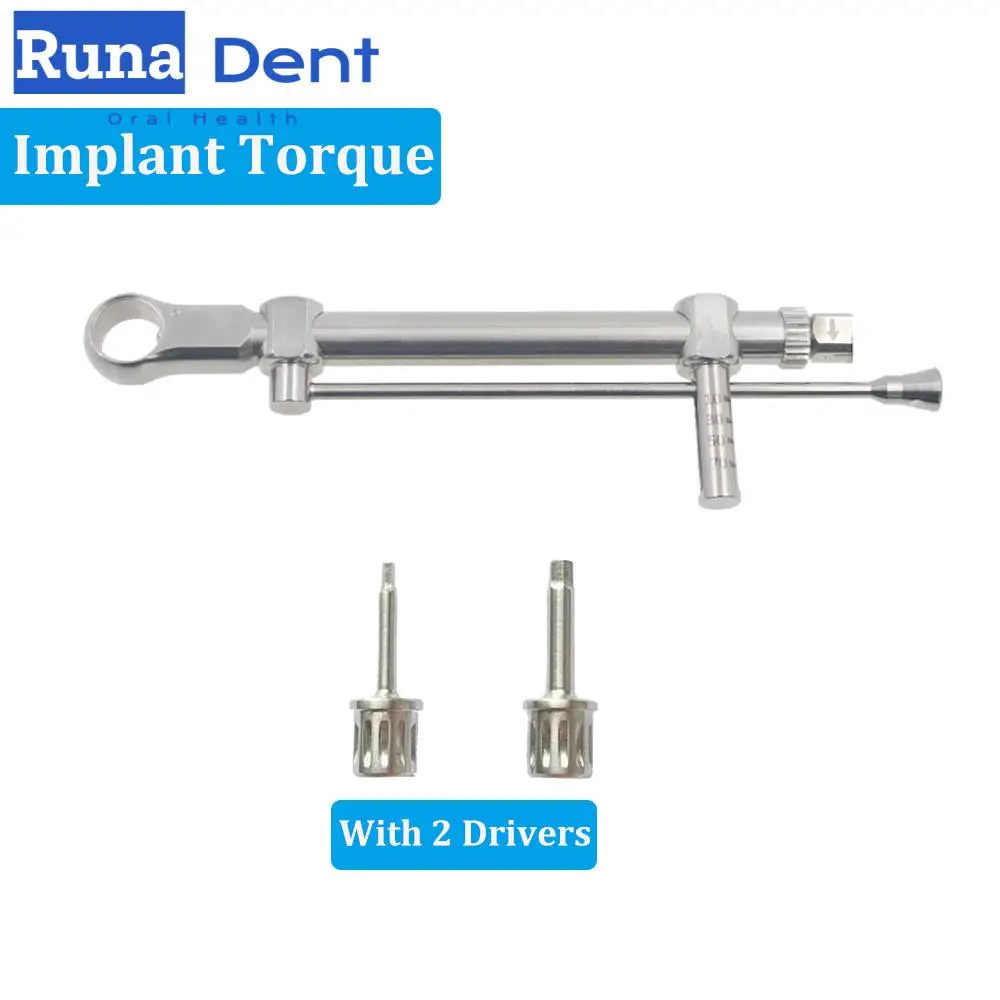 

Dental Universal Implant Torque Screwdrivers Wrench Kit 10-70Ncm Ratchet Drivers Dentistry Implant Repair Tools Prosthetics