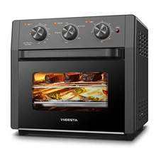 19 QT Air Fryer Oven Combo Convection Toaster 1300W - Kitchen Appliances for Cooking Chicken, Steak & Pizza
19 QT Air Fryer Oven Combo Convection Toaster 1300W - Kitchen Appliances for Cooking Chicken, Steak & Pizza