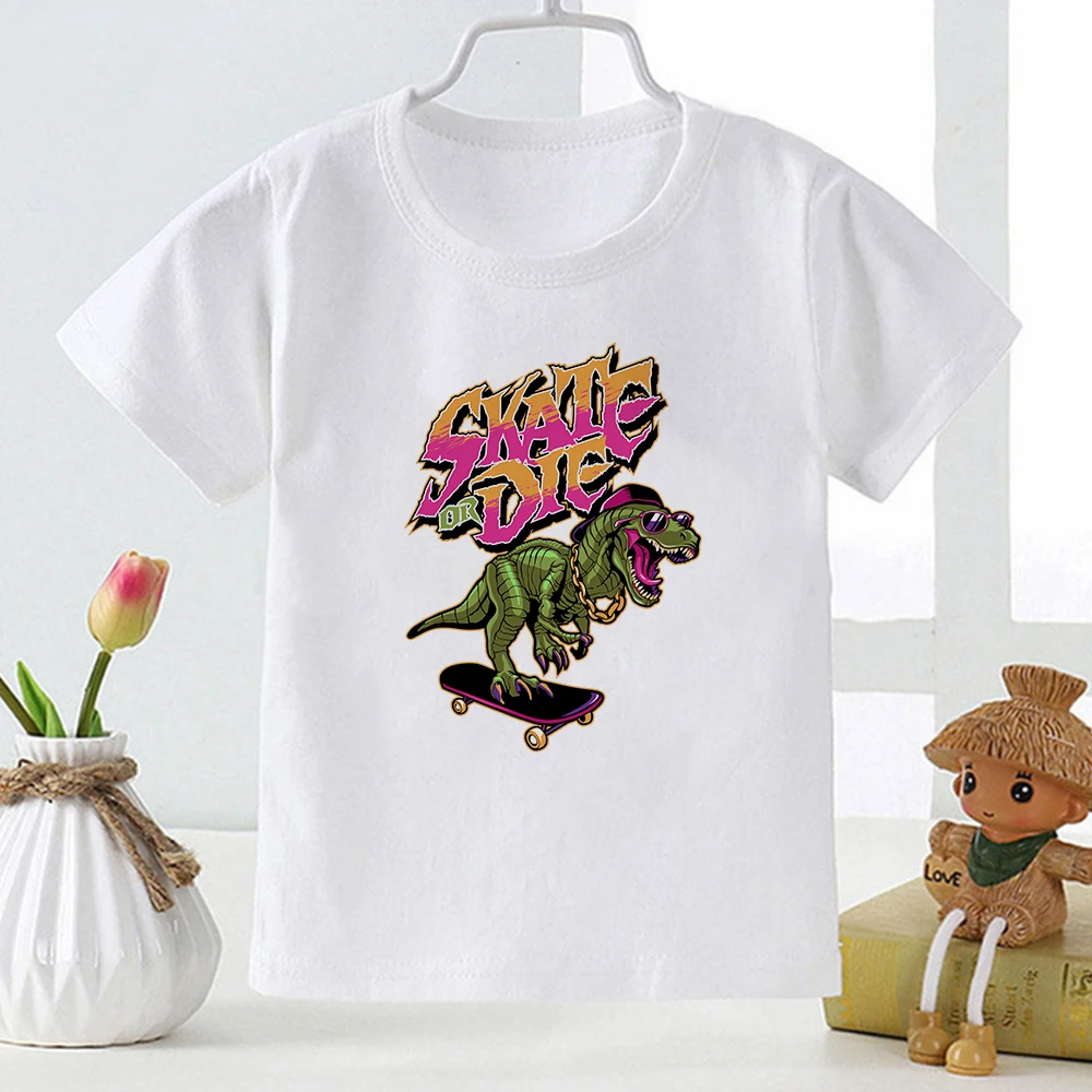Skate Or Die Funny Kids T-shirt Fashion Trend Streetwear Summer Boy Clothes Short Sleeve Summer Children's T Shirt Dropshipping
Skate Or Die Funny Kids T-shirt Fashion Trend Streetwear Summer Boy Clothes Short Sleeve Summer Children's T Shirt Dropshipping