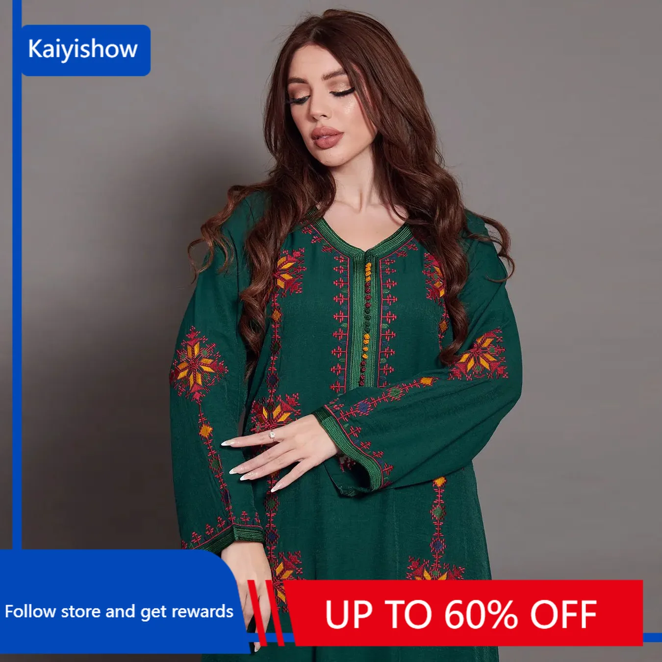 Мусульманская женская одежда, Средний Восток, халат с вышивкой, абайя, платье Дубай с длинными рукавами, элегантное платье Дубай, яркое платье Jalabiya 
Мусульманская женская одежда, Средний Восток, халат с вышивкой, абайя, платье Дубай с длинными рукавами, элегантное платье Дубай, яркое платье Jalabiya