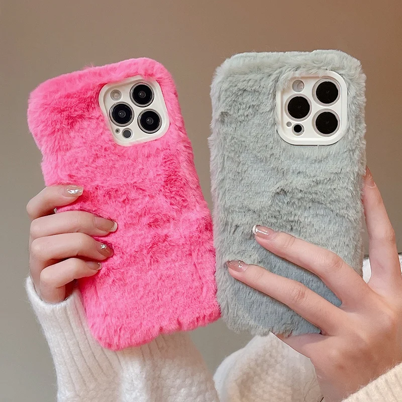 Candy Color Warm Furry Phone Case For iPhone 11 12 13 Pro Max 14 Pro Max 14Plus Camera Lens Protection Soft TPU Back Cover
Candy Color Warm Furry Phone Case For iPhone 11 12 13 Pro Max 14 Pro Max 14Plus Camera Lens Protection Soft TPU Back Cover