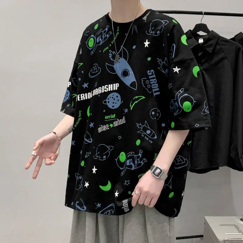 Summer Funny T Shirts Mens Clothes Print Vintage Streetwear Harajuku Fashion Oversized T-shirt Casual Comfortable Breathable Top
Summer Funny T Shirts Mens Clothes Print Vintage Streetwear Harajuku Fashion Oversized T-shirt Casual Comfortable Breathable Top
