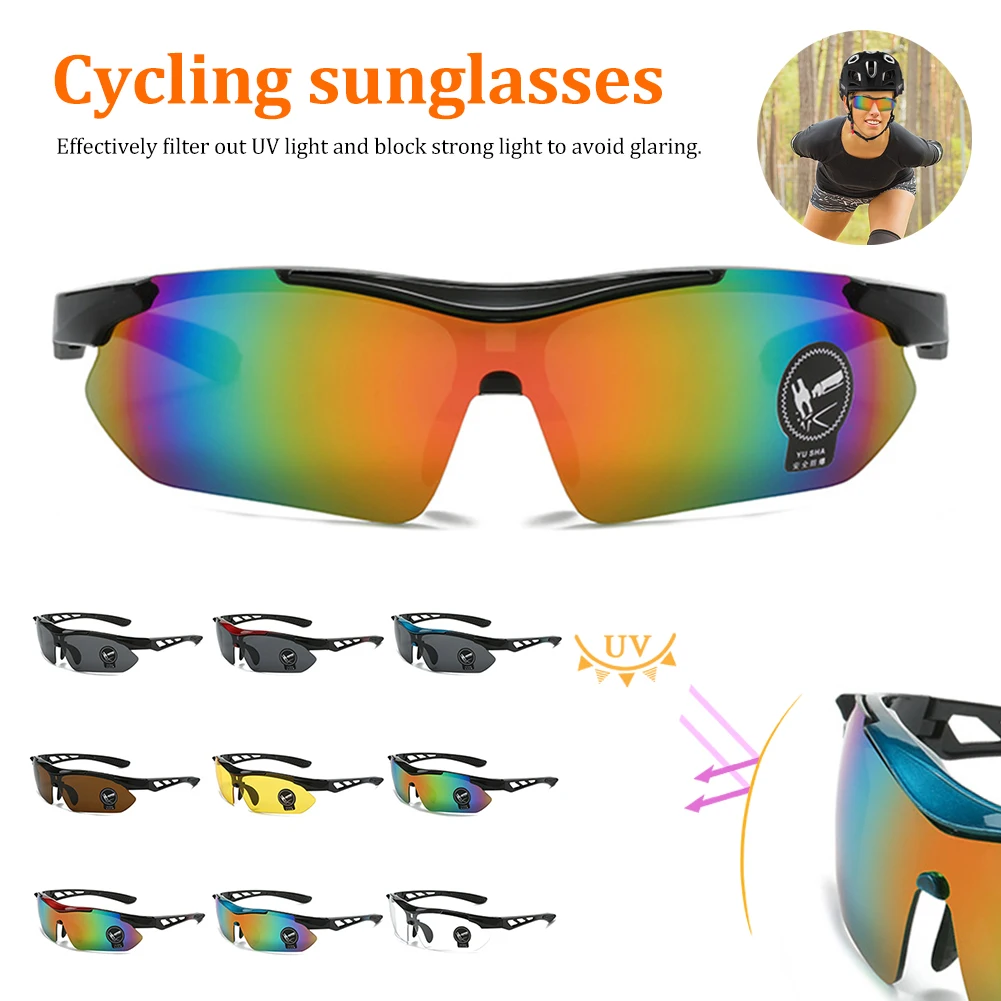 Outdoor Cycling Sunglasses UV400 Protection Windproof Road Bike Riding Glasses Men Sports Eyewear Goggles For Running Hiking
Outdoor Cycling Sunglasses UV400 Protection Windproof Road Bike Riding Glasses Men Sports Eyewear Goggles For Running Hiking