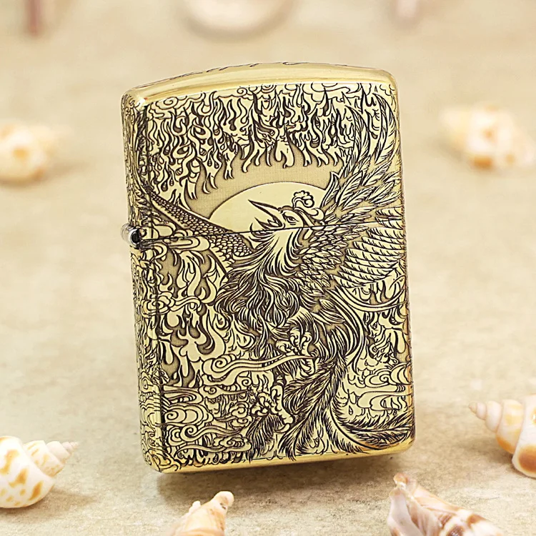 Оригинальная Феникс масляная Зажигалка Zippo, медная ветрозащитная керосиновая зажигалка, подарок с кодом против подделки
Оригинальная Феникс масляная Зажигалка Zippo, медная ветрозащитная керосиновая зажигалка, подарок с кодом против подделки