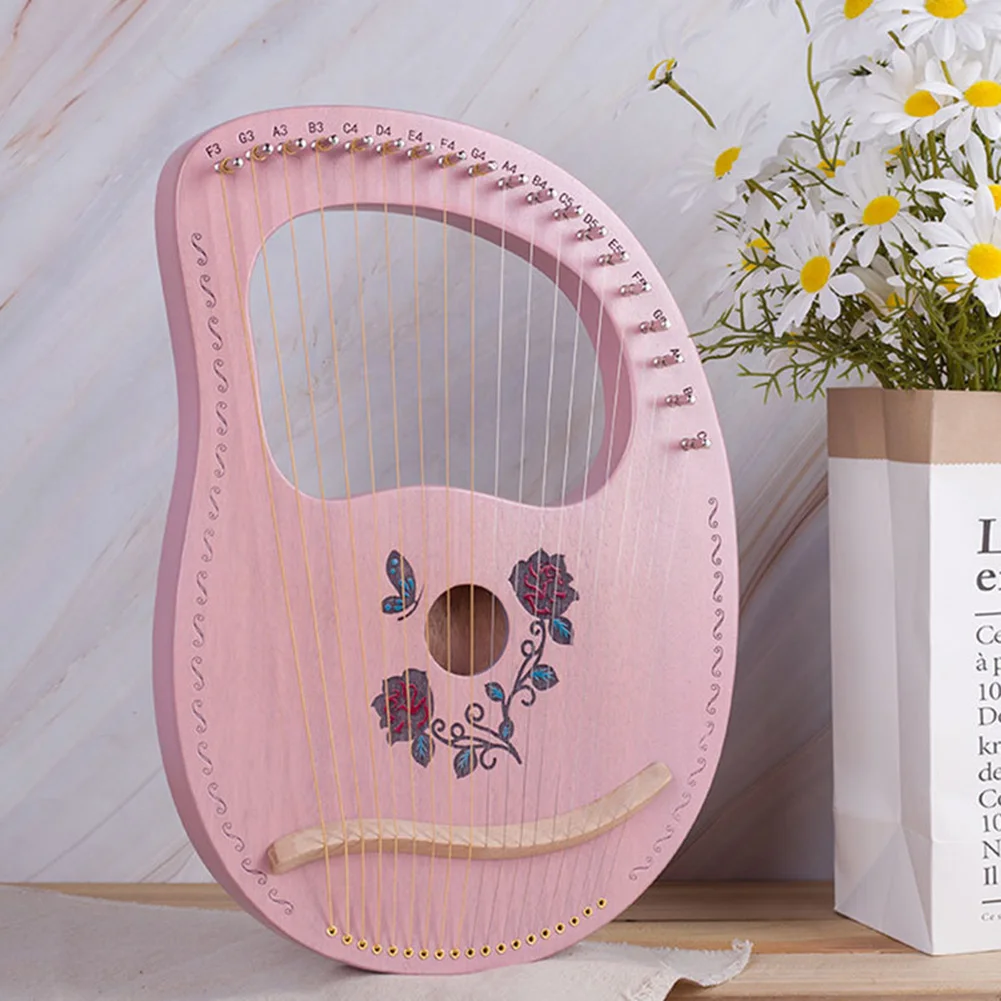 Harp Lyre Finger Piano For Beginner Gift Lightweight Mahogany String Instrument With Tuning Tool 100% Brand New
Harp Lyre Finger Piano For Beginner Gift Lightweight Mahogany String Instrument With Tuning Tool 100% Brand New