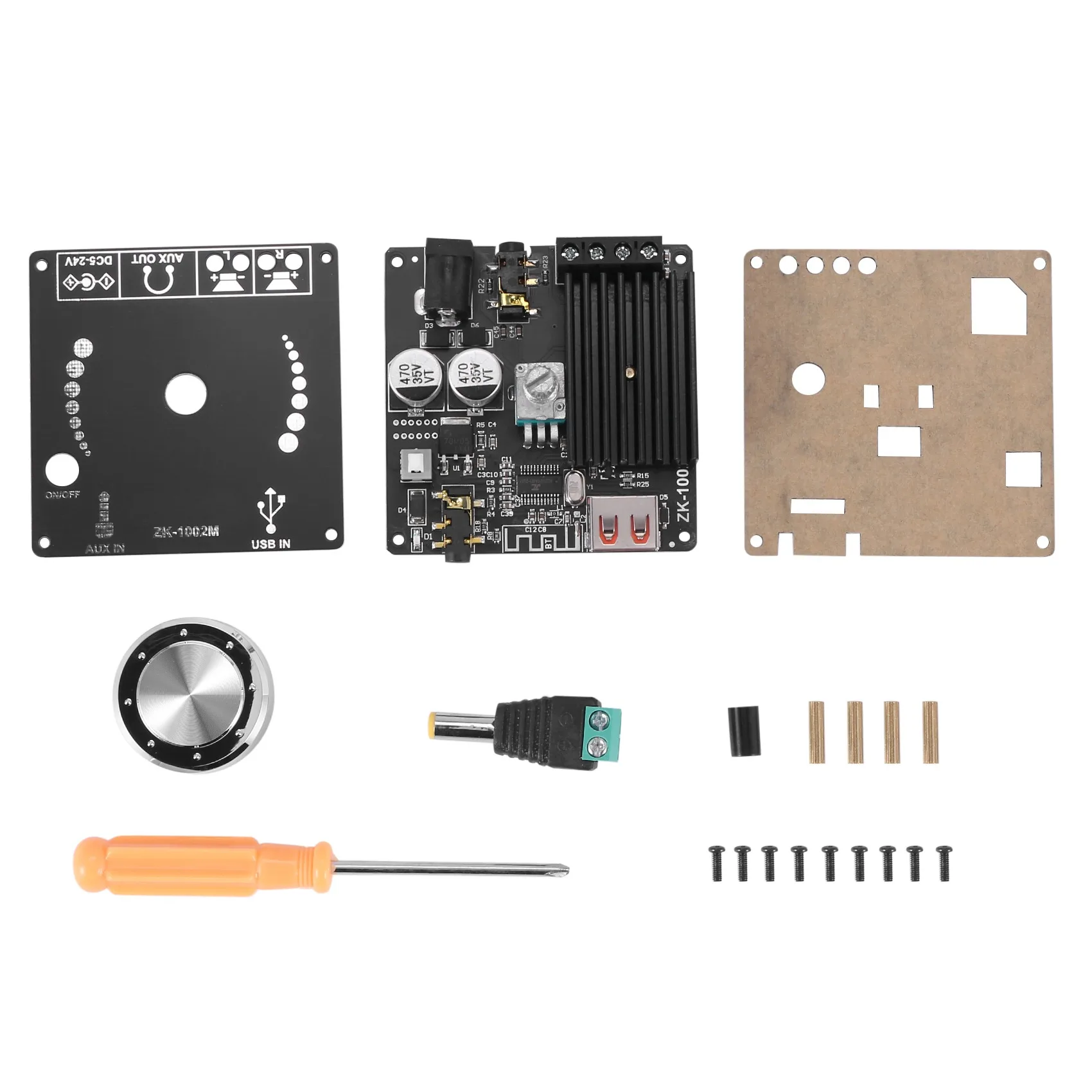 ZK-1002M Bluetooth 5.0 Subwoofer Amplifier Board 2X100W 2.0 Channel High Power Audio Stereo Amplifier Board Bass AMP
ZK-1002M Bluetooth 5.0 Subwoofer Amplifier Board 2X100W 2.0 Channel High Power Audio Stereo Amplifier Board Bass AMP