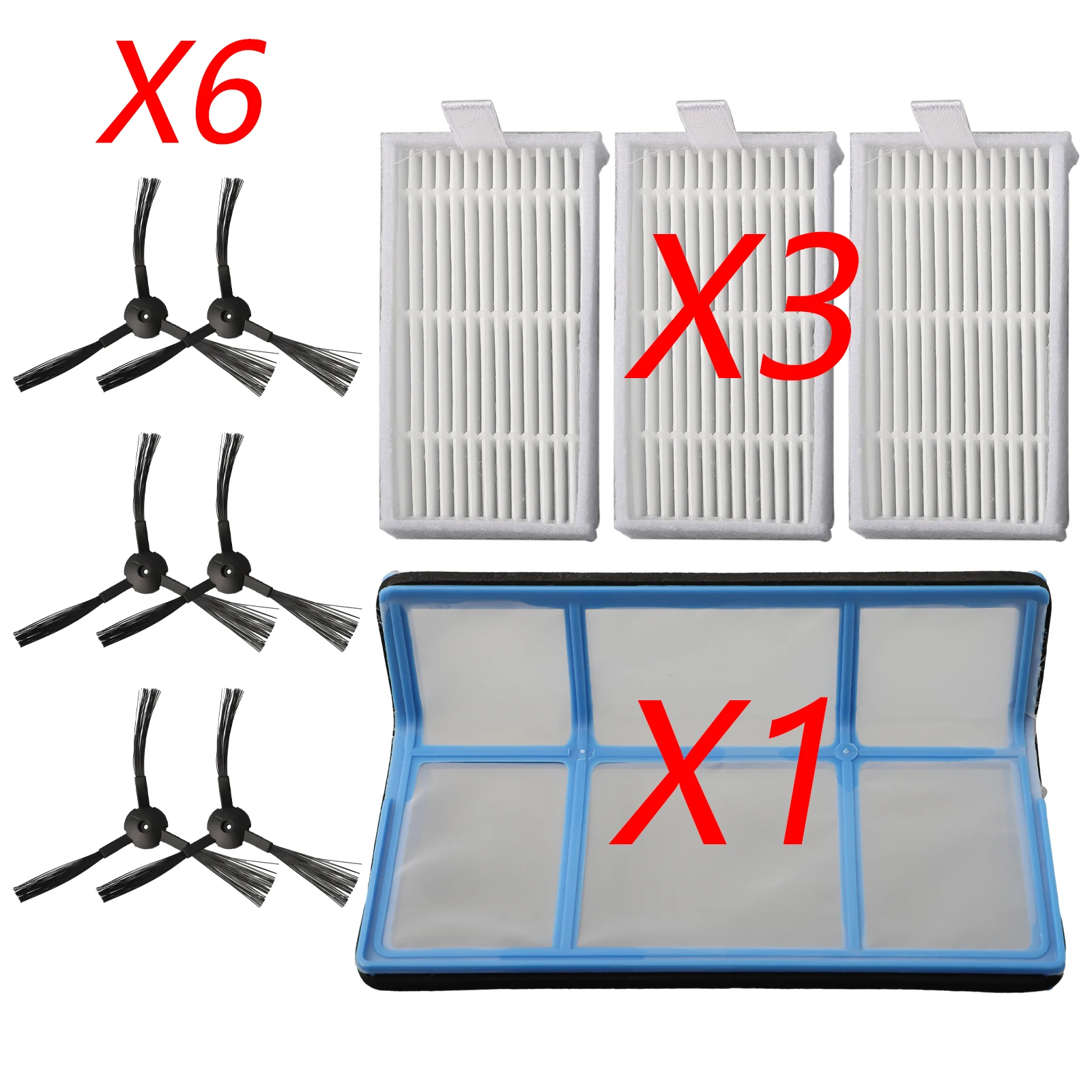 Ensure efficient cleaning performance with these 10pcs spare parts for ZACO V3 V3s V5 V5s V5s Pro Vacuum cleaner
Ensure efficient cleaning performance with these 10pcs spare parts for ZACO V3 V3s V5 V5s V5s Pro Vacuum cleaner