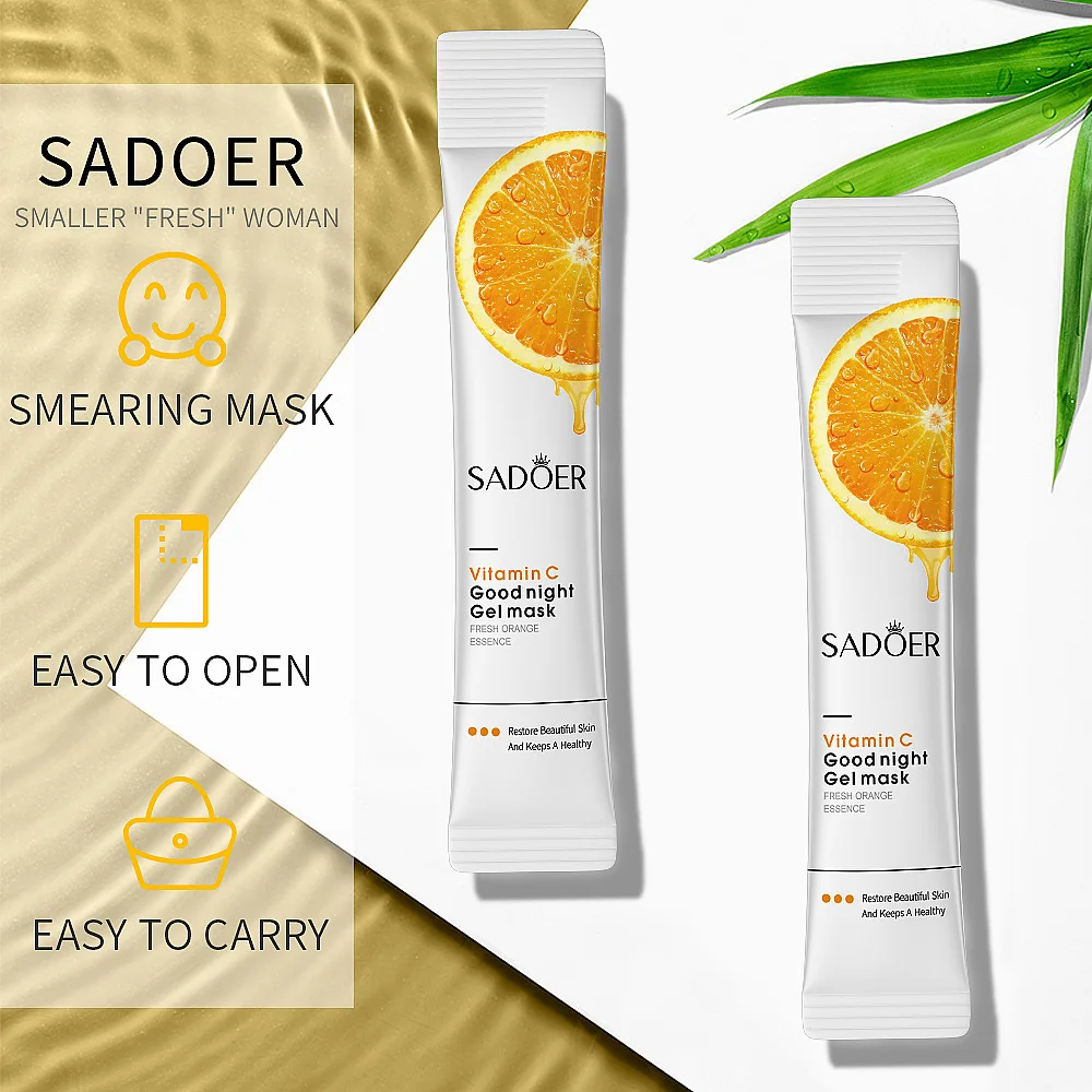 20pcs VC Moisturizing Sleeping Mask Hydrating Skin care Oil-control Whitening Beauty Anti-Aging Essence Cream Gel Facial Masks 6 S504b7f2156f44850be055ad93796bdd7Q