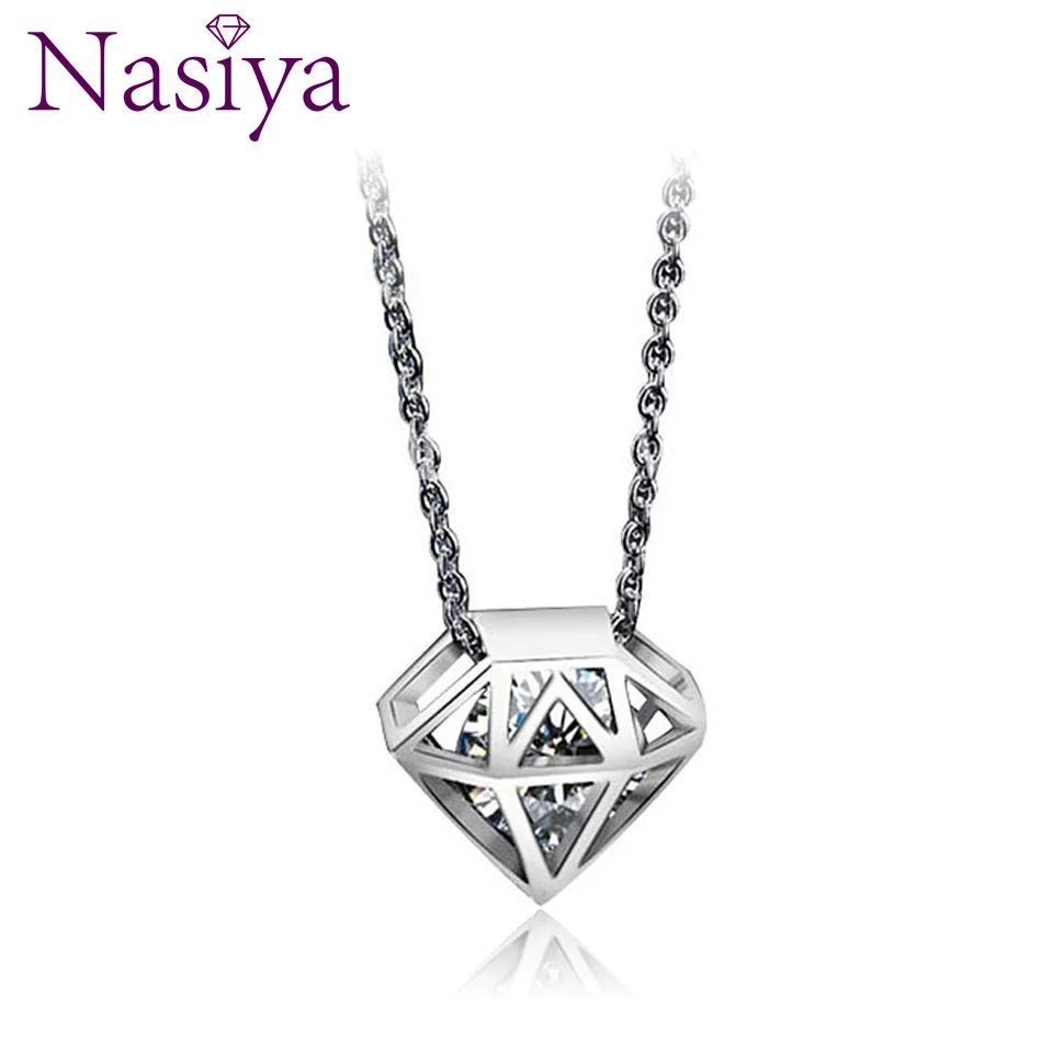 Fashion Small Solid Sterling Silver Color Necklace For Women Fine Jewelry Zircon CZ Hollow Out Pendant Valentines Gifts 
Fashion Small Solid Sterling Silver Color Necklace For Women Fine Jewelry Zircon CZ Hollow Out Pendant Valentines Gifts