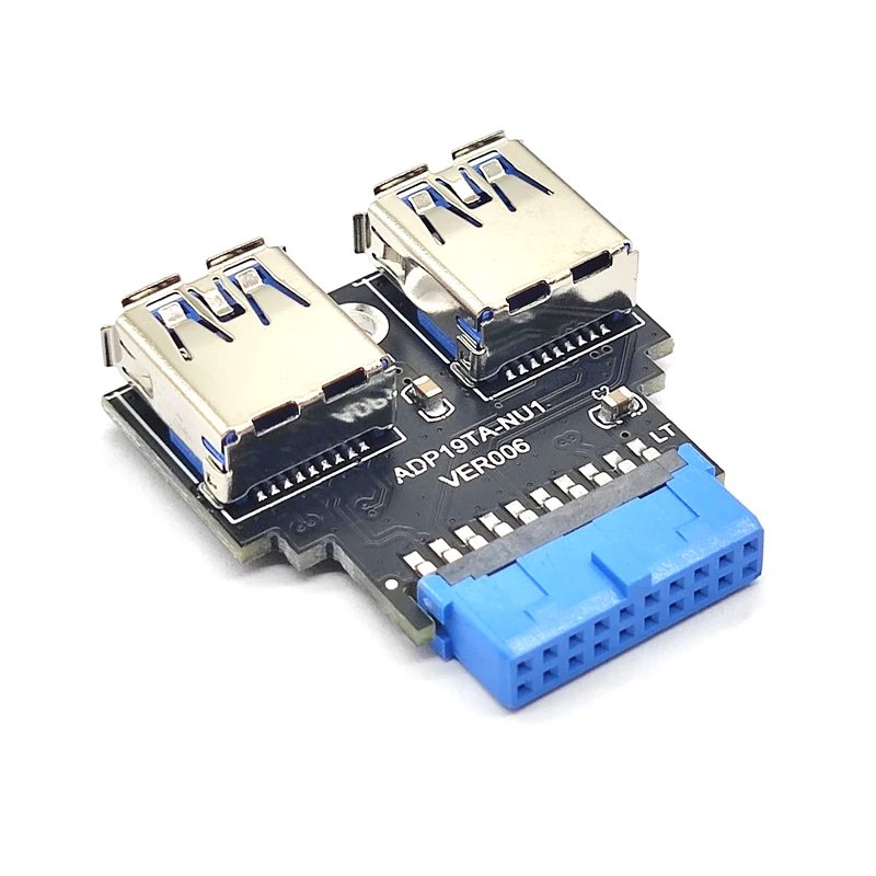 USB-Адаптер HUB Header 19Pin к USB разъему 2 порта USB3.0 конвертер печатная плата ПК материнская плата 19Pin расширения USB
USB-Адаптер HUB Header 19Pin к USB разъему 2 порта USB3.0 конвертер печатная плата ПК материнская плата 19Pin расширения USB