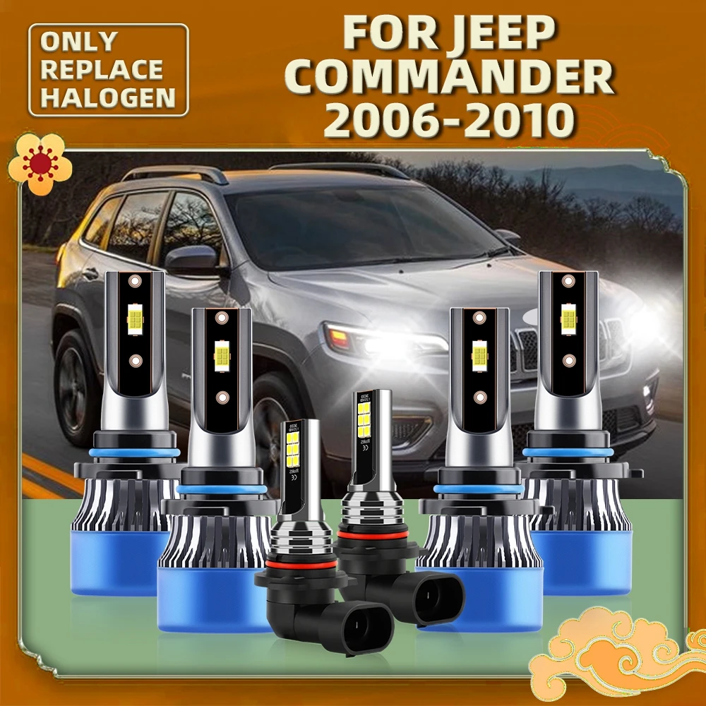 Лампы головного света для Jeep Commander 2006, 2007, 2008, 2009, 2010, лм, 12 В, 4/6 шт.
Лампы головного света для Jeep Commander 2006, 2007, 2008, 2009, 2010, лм, 12 В, 4/6 шт.