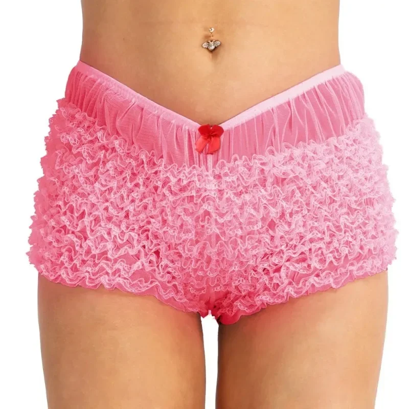 High Quality Women Ladies Lingerie Ruffled Lace Bloomers Knickers with A Bow Sexy Panties Women's Underwear Underpants YDL24
High Quality Women Ladies Lingerie Ruffled Lace Bloomers Knickers with A Bow Sexy Panties Women's Underwear Underpants YDL24